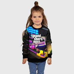 Свитшот детский GTA:VICE CITY, цвет: 3D-черный — фото 2