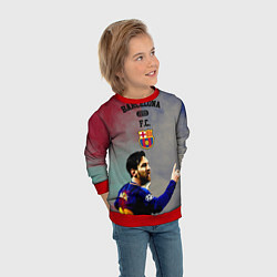 Свитшот детский Messi, цвет: 3D-красный — фото 2