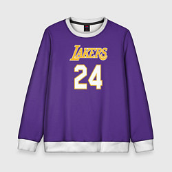 Свитшот детский Los Angeles Lakers Kobe Brya, цвет: 3D-белый