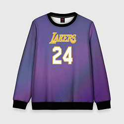 Свитшот детский Los Angeles Lakers Kobe Brya, цвет: 3D-черный