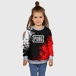 Свитшот детский PUBG, цвет: 3D-меланж — фото 2
