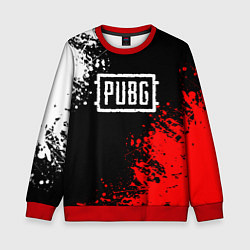 Свитшот детский PUBG, цвет: 3D-красный