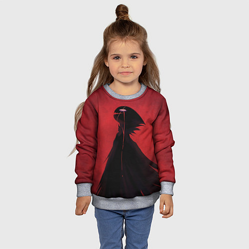 Детский свитшот Hollow Knight / 3D-Меланж – фото 4