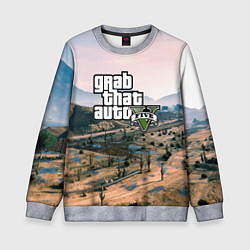 Свитшот детский Grand Theft Auto 5, цвет: 3D-меланж