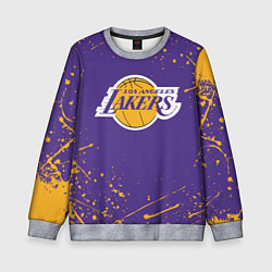 Свитшот детский LA LAKERS, цвет: 3D-меланж