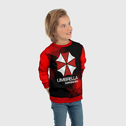Свитшот детский UMBRELLA CORP, цвет: 3D-красный — фото 2