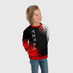 Свитшот детский THE WITCHER, цвет: 3D-красный — фото 2