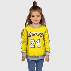 Свитшот детский Kobe Bryant 24, цвет: 3D-меланж — фото 2