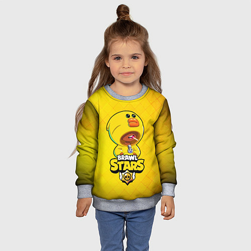 Детский свитшот Brawl Stars SALLY LEON / 3D-Меланж – фото 4