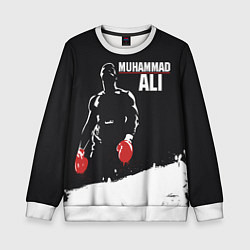 Свитшот детский Muhammad Ali, цвет: 3D-белый