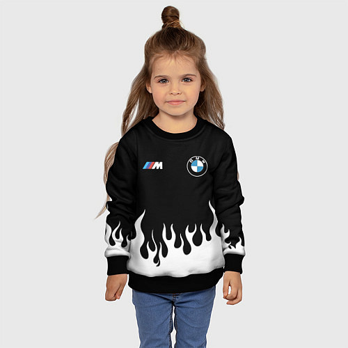 Детский свитшот BMW БМВ / 3D-Черный – фото 4