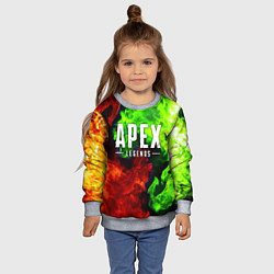 Свитшот детский APEX LEGENDS, цвет: 3D-меланж — фото 2