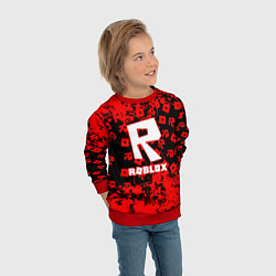 Свитшот детский Roblox, цвет: 3D-красный — фото 2