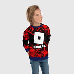Свитшот детский Roblox, цвет: 3D-синий — фото 2
