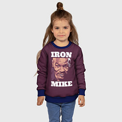 Свитшот детский Mike Tyson, цвет: 3D-синий — фото 2