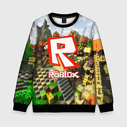 Свитшот детский ROBLOX, цвет: 3D-черный