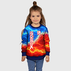 Свитшот детский ROBLOX, цвет: 3D-синий — фото 2