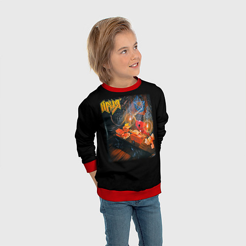 Детский свитшот Ария / 3D-Красный – фото 3