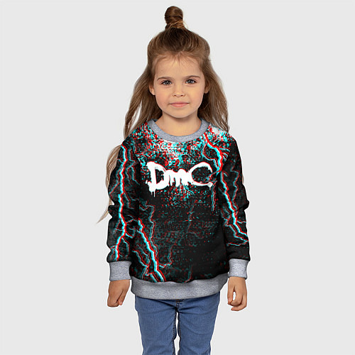 Детский свитшот DEVIL MAY CRY DMC / 3D-Меланж – фото 4