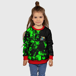 Свитшот детский MINECRAFT, цвет: 3D-красный — фото 2