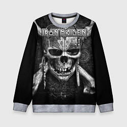 Свитшот детский Iron Maiden, цвет: 3D-меланж