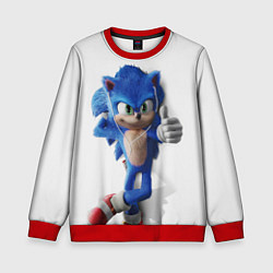Свитшот детский SONIC, цвет: 3D-красный