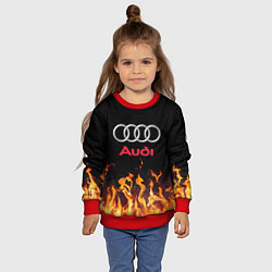 Свитшот детский AUDI, цвет: 3D-красный — фото 2