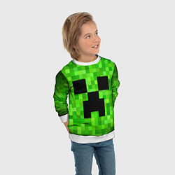 Свитшот детский MINECRAFT, цвет: 3D-белый — фото 2