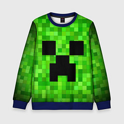 Свитшот детский MINECRAFT, цвет: 3D-синий