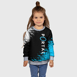 Свитшот детский PORTAL, цвет: 3D-меланж — фото 2