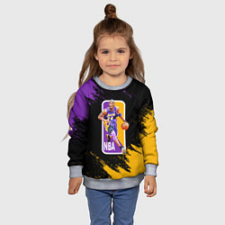 Свитшот детский LA LAKERS KOBE BRYANT, цвет: 3D-меланж — фото 2