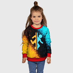 Свитшот детский PORTAL, цвет: 3D-красный — фото 2