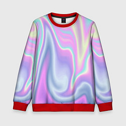 Свитшот детский Vaporwave, цвет: 3D-красный