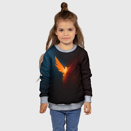 Детский свитшот The Division 2 / 3D-Меланж – фото 4