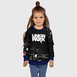 Свитшот детский LINKIN PARK, цвет: 3D-синий — фото 2