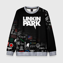 Свитшот детский LINKIN PARK, цвет: 3D-меланж