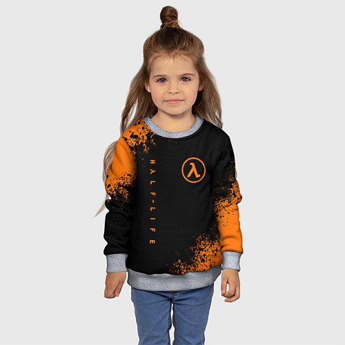Детский свитшот HALF-LIFE / 3D-Меланж – фото 4
