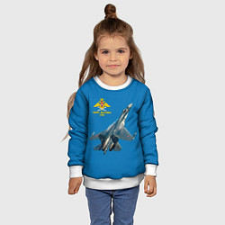 Свитшот детский ВВС, цвет: 3D-белый — фото 2
