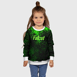 Свитшот детский FALLOUT, цвет: 3D-белый — фото 2