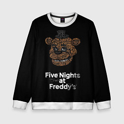 Свитшот детский FIVE NIGHTS AT FREDDYS, цвет: 3D-белый