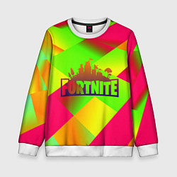 Детский свитшот Fortnite гамма абстракция