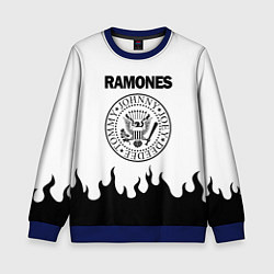 Свитшот детский RAMONES, цвет: 3D-синий