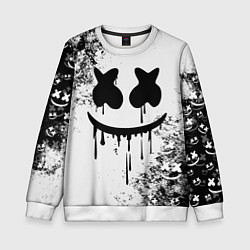 Свитшот детский Marshmello, цвет: 3D-белый