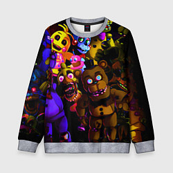 Свитшот детский Five Nights At Freddy's, цвет: 3D-меланж