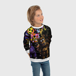 Свитшот детский Five Nights At Freddy's, цвет: 3D-белый — фото 2