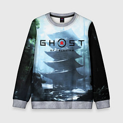Свитшот детский Ghost of Tsushimа, цвет: 3D-меланж