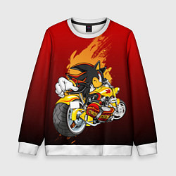 Свитшот детский Ёж Шедоу, цвет: 3D-белый