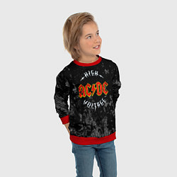 Свитшот детский ACDC, цвет: 3D-красный — фото 2