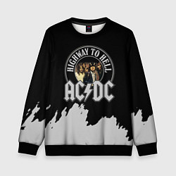 Свитшот детский ACDC, цвет: 3D-черный