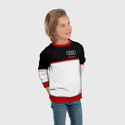 Свитшот детский AUDI SPORT, цвет: 3D-красный — фото 2